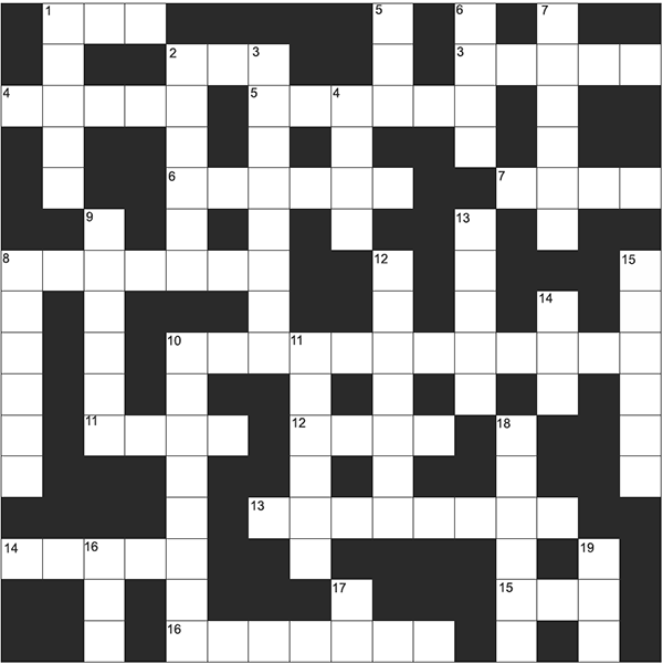 Blank Crossword