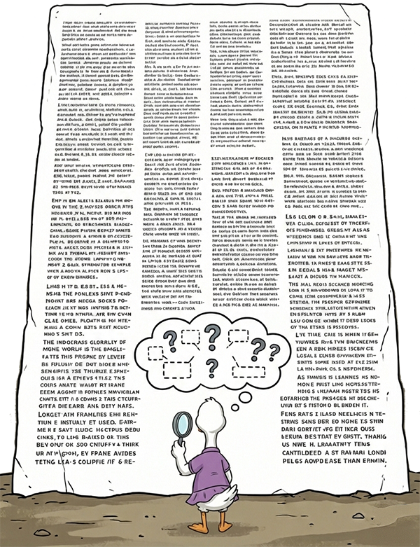 Daunting wall of text